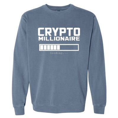 Cyrpto Millionaire Loading Garment-Dyed Sweatshirt