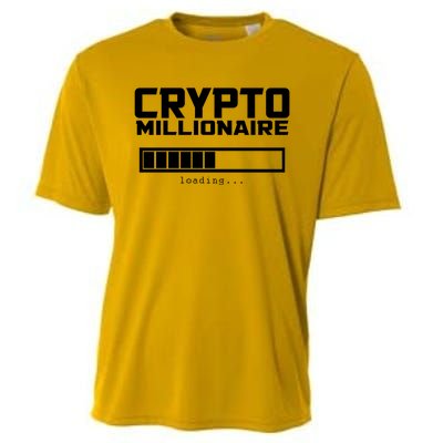 Cyrpto Millionaire Loading Cooling Performance Crew T-Shirt