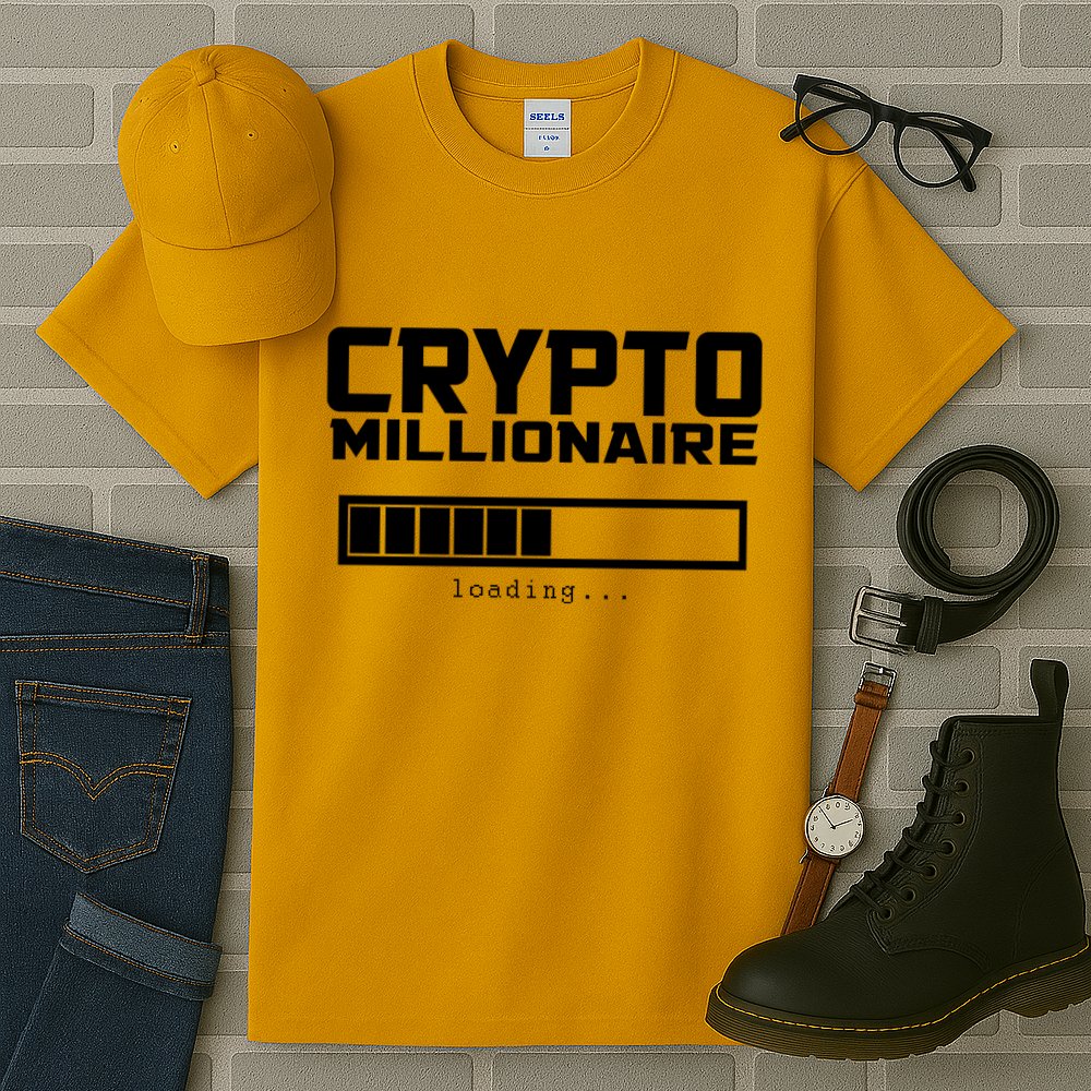 Cyrpto Millionaire Loading Tall T-Shirt