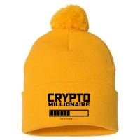 Cyrpto Millionaire Loading Pom Pom 12in Knit Beanie