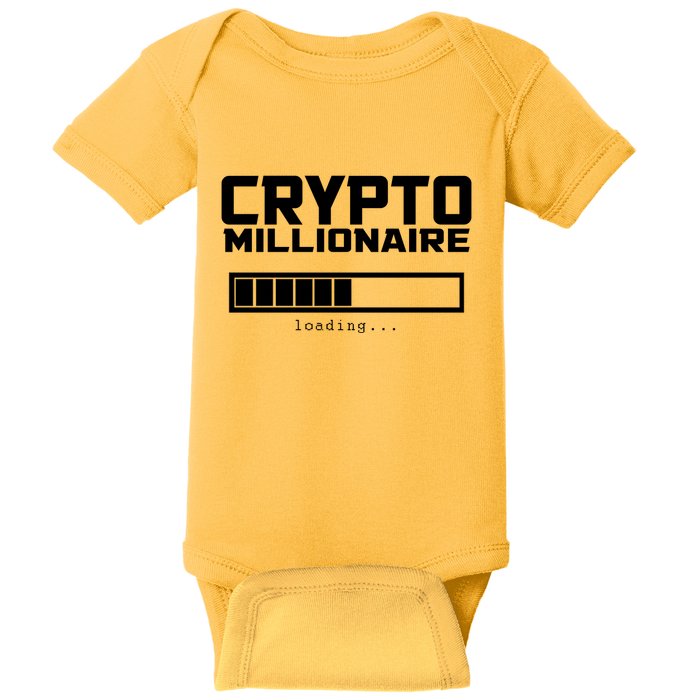 Cyrpto Millionaire Loading Baby Bodysuit