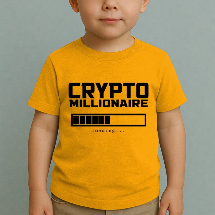 Cyrpto Millionaire Loading Toddler T-Shirt