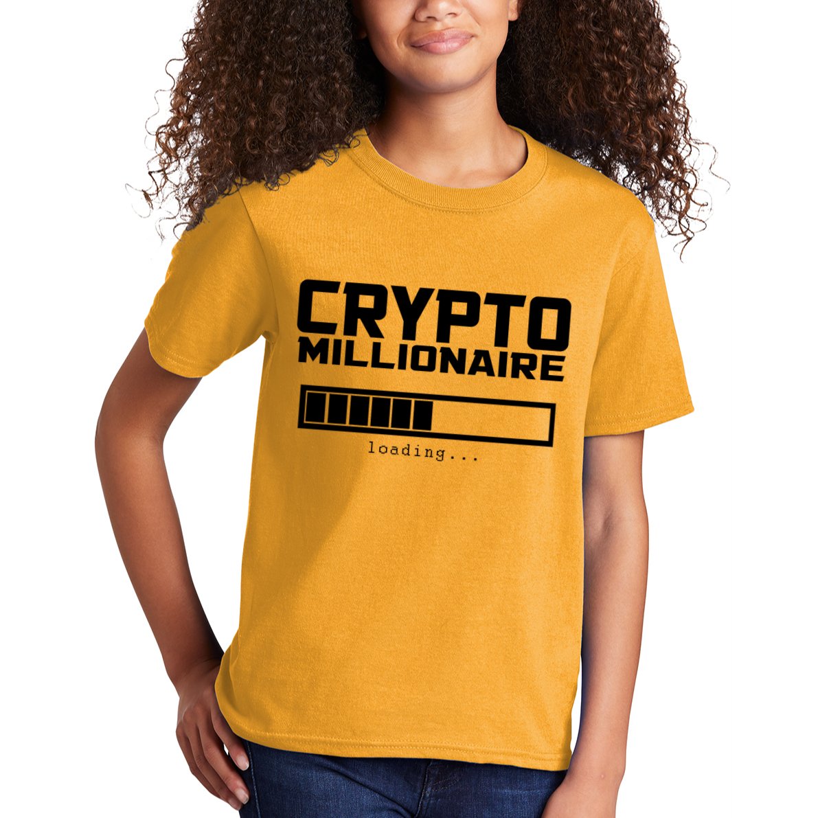 Cyrpto Millionaire Loading Kids T-Shirt