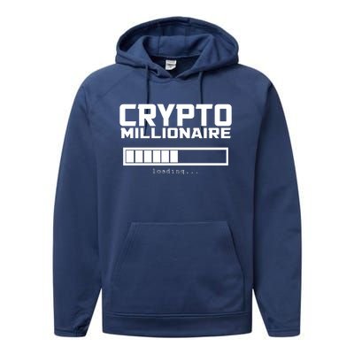 Cyrpto Millionaire Loading Performance Fleece Hoodie