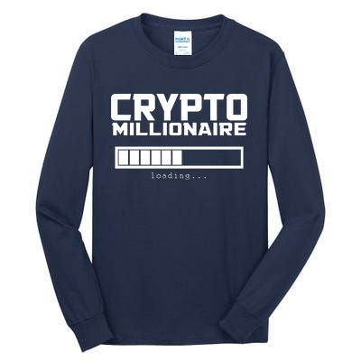 Cyrpto Millionaire Loading Tall Long Sleeve T-Shirt