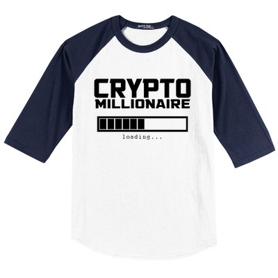 Cyrpto Millionaire Loading Baseball Sleeve Shirt