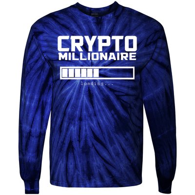 Cyrpto Millionaire Loading Tie-Dye Long Sleeve Shirt