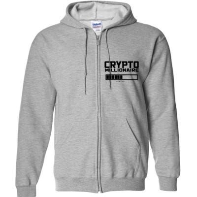 Cyrpto Millionaire Loading Full Zip Hoodie