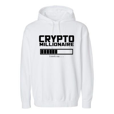 Cyrpto Millionaire Loading Garment-Dyed Fleece Hoodie