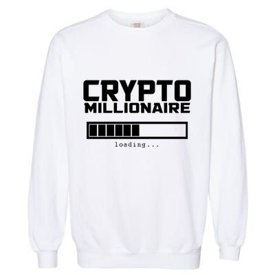 Cyrpto Millionaire Loading Garment-Dyed Sweatshirt