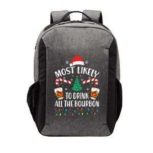 Christmas Most Likely To Drink All The Bourbon Vector Backpack