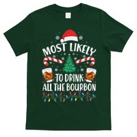 Christmas Most Likely To Drink All The Bourbon T-Shirt