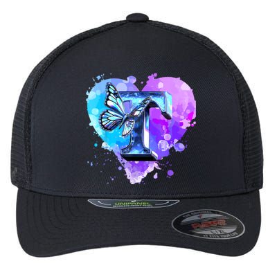 Concert Music Lover Summer Vacation City Funny Butterfly Art Flexfit Unipanel Trucker Cap