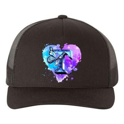 Concert Music Lover Summer Vacation City Funny Butterfly Art Yupoong Adult 5-Panel Trucker Hat