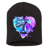 Concert Music Lover Summer Vacation City Funny Butterfly Art Short Acrylic Beanie