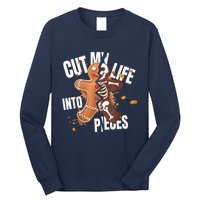 Cut My Life Into Pieces Gingerbread Christmas Funny Long Sleeve Shirt