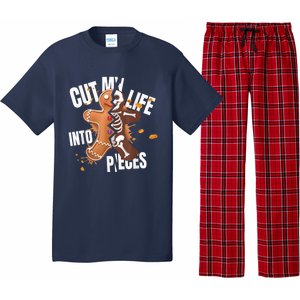 Cut My Life Into Pieces Gingerbread Christmas Funny Pajama Set