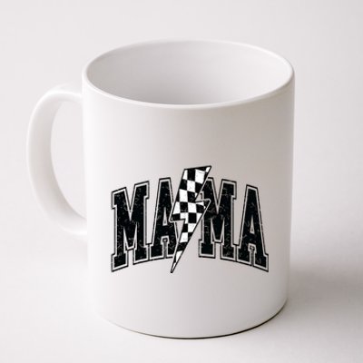 Checkered Mama Lightning Bolt MotherS Day For Mom Mother Coffee Mug