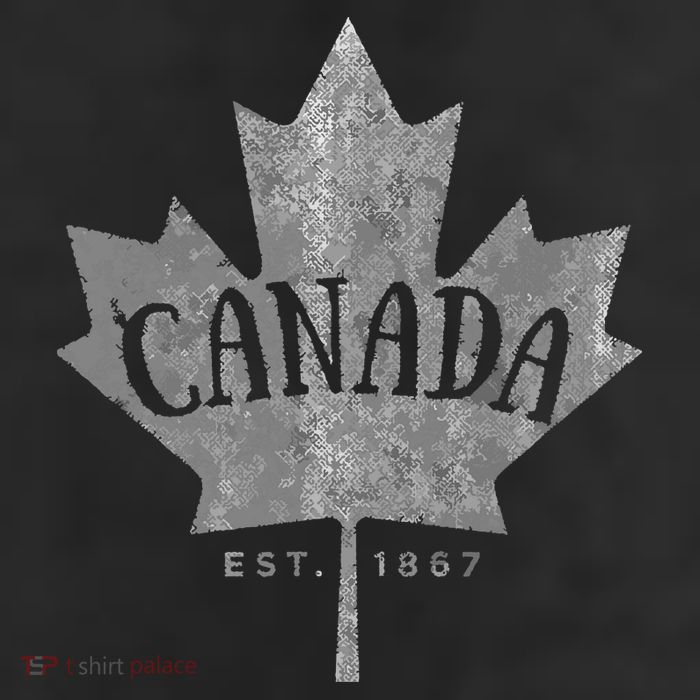Canada Maple Leaf Canada Est 1867 Vintage Script Beanie