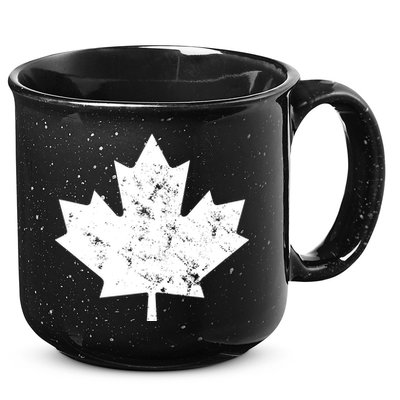 Canada Maple Leaf Flag Vintage Red White Canada Day Tank Top 15oz Campfire Ceramic Mug