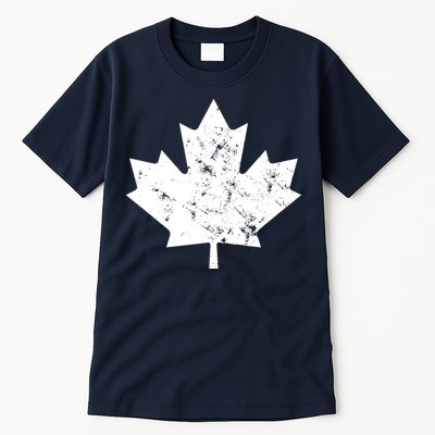 Canada Maple Leaf Flag Vintage Red White Canada Day Tank Top Tall T-Shirt