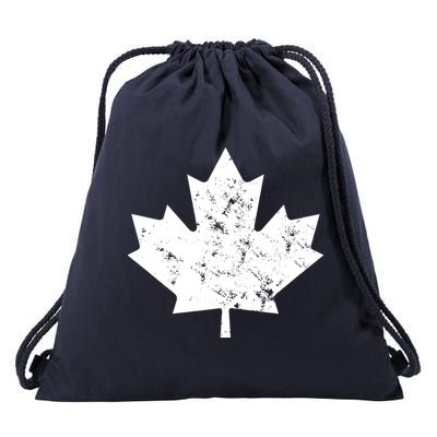 Canada Maple Leaf Flag Vintage Red White Canada Day Tank Top Drawstring Bag