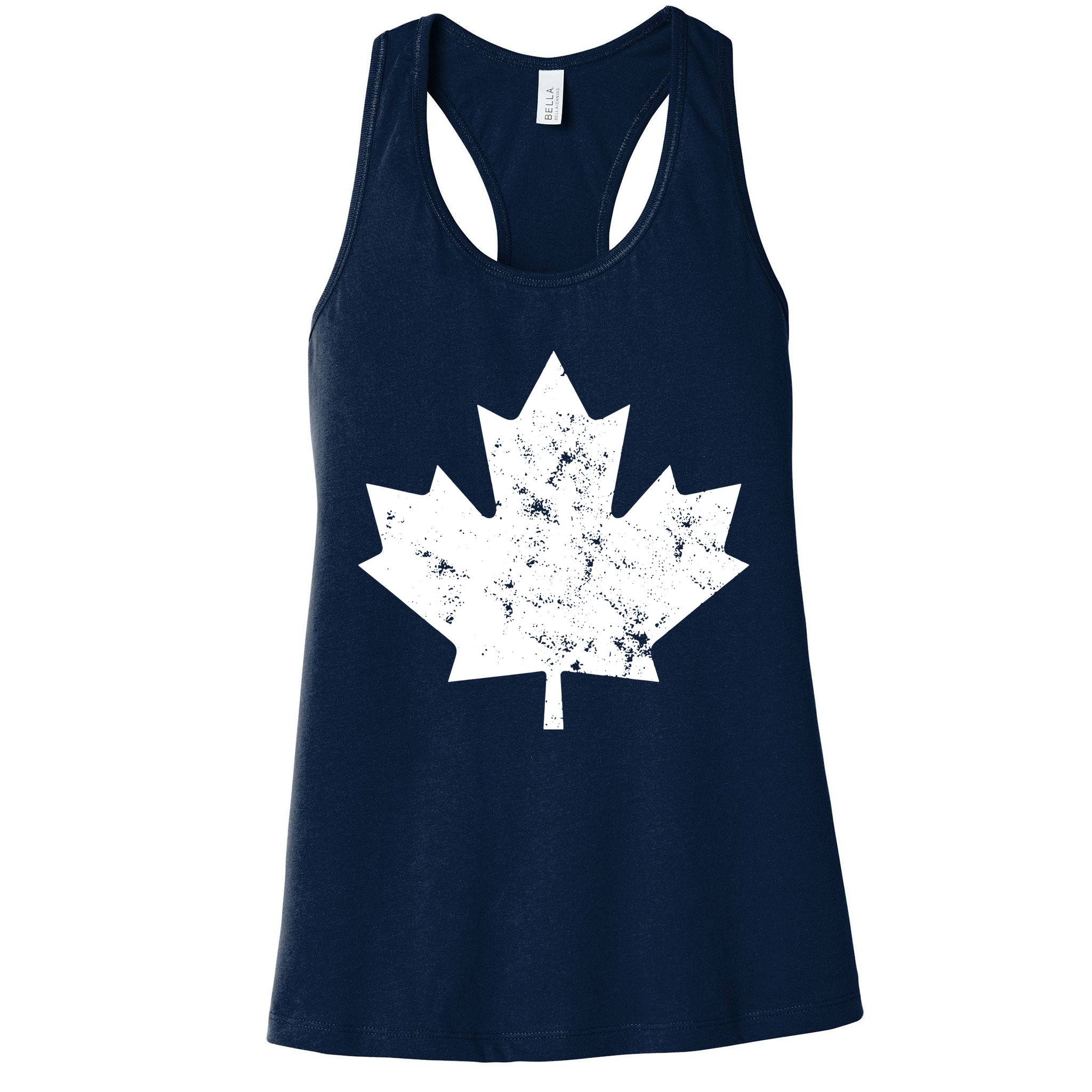 Canada Maple Leaf Flag Vintage Red White Canada Day Tank Top Womens Tank Top