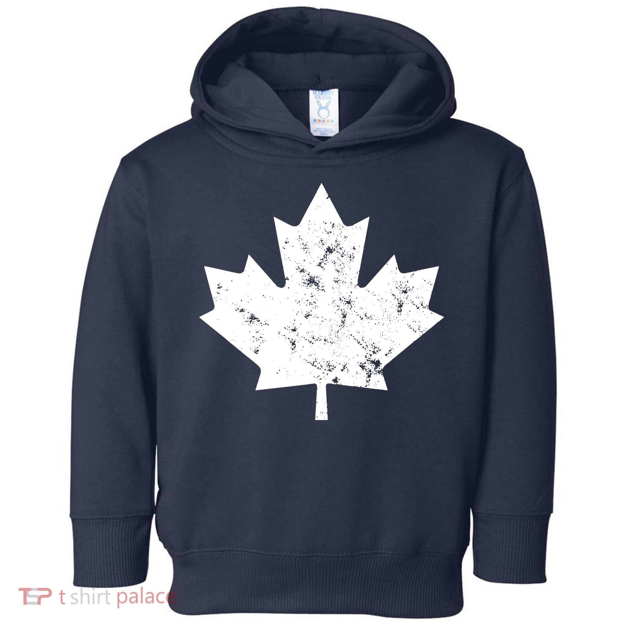 Canada Maple Leaf Flag Vintage Red White Canada Day Tank Top Toddler Hoodie