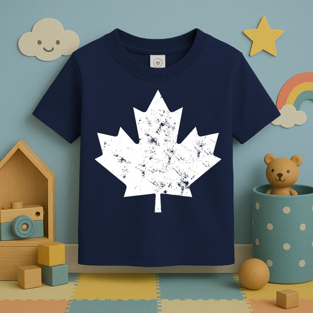 Canada Maple Leaf Flag Vintage Red White Canada Day Tank Top Toddler T-Shirt