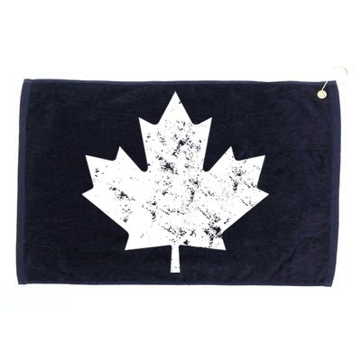 Canada Maple Leaf Flag Vintage Red White Canada Day Tank Top Grommeted Golf Towel