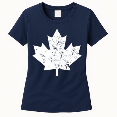 Canada Maple Leaf Flag Vintage Red White Canada Day Tank Top Womens T-Shirt