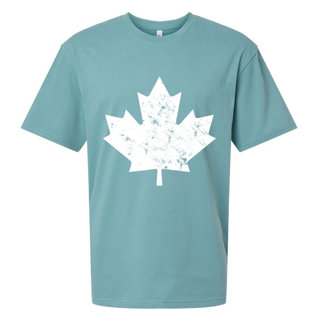 Canada Maple Leaf Flag Vintage Red White Canada Day Tank Top Sueded Cloud Jersey T-Shirt