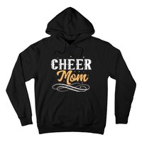 Cheer Mom Leopard Cheerleader Bleached Mothers Day Hoodie