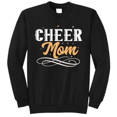 Cheer Mom Leopard Cheerleader Bleached Mothers Day Sweatshirt