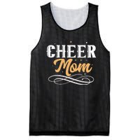 Cheer Mom Leopard Cheerleader Bleached Mothers Day Mesh Reversible Basketball Jersey Tank