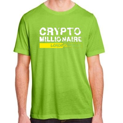 Crypto Millionaire Loading Adult ChromaSoft Performance T-Shirt