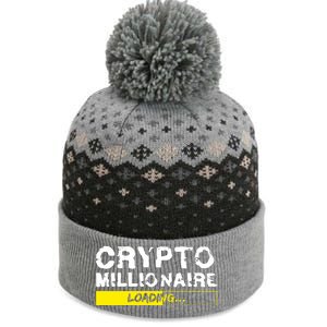 Crypto Millionaire Loading The Baniff Cuffed Pom Beanie