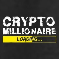 Crypto Millionaire Loading Garment-Dyed Fleece Hoodie