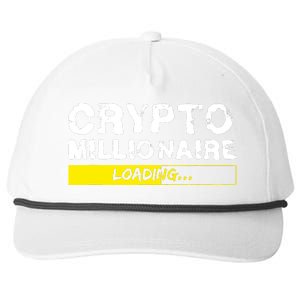 Crypto Millionaire Loading Snapback Five-Panel Rope Hat