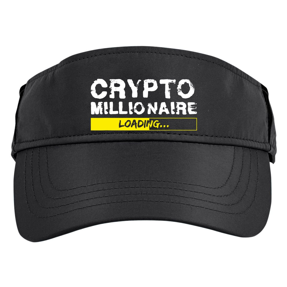 Crypto Millionaire Loading Adult Drive Performance Visor