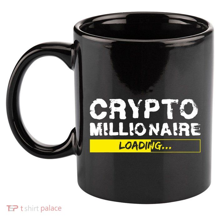 Crypto Millionaire Loading 11oz C Handle Ceramic Mug