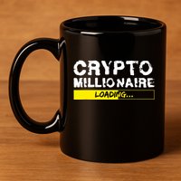 Crypto Millionaire Loading 11oz C Handle Ceramic Mug