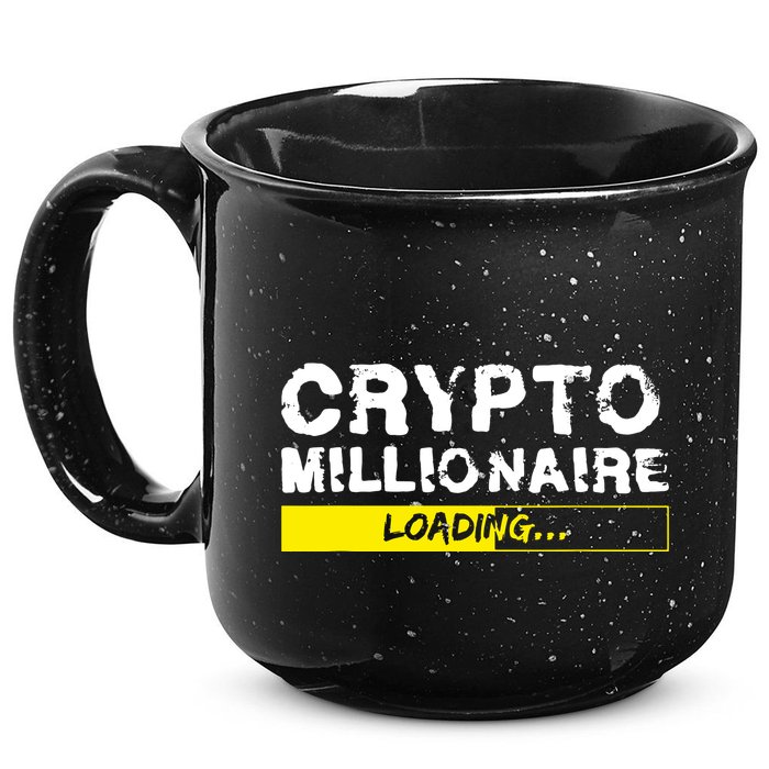 Crypto Millionaire Loading 15oz Campfire Ceramic Mug