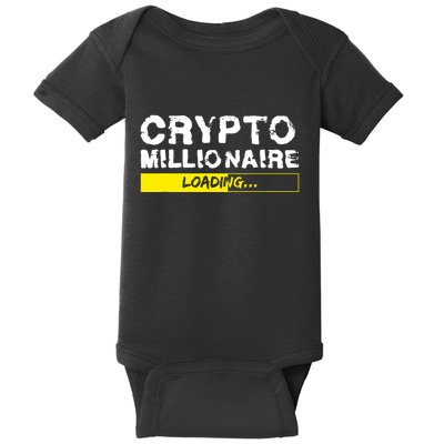 Crypto Millionaire Loading Baby Bodysuit