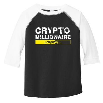Crypto Millionaire Loading Toddler Fine Jersey T-Shirt