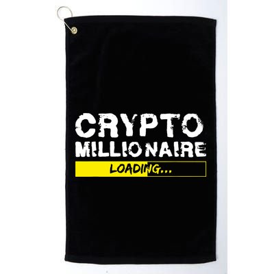 Crypto Millionaire Loading Golf Towel