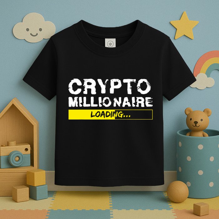 Crypto Millionaire Loading Toddler T-Shirt
