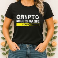 Crypto Millionaire Loading Womens T-Shirt