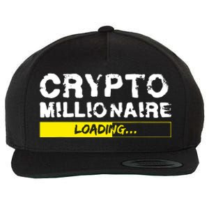 Crypto Millionaire Loading Wool Snapback Cap