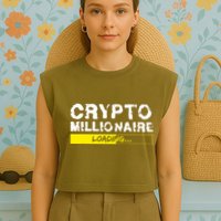 Crypto Millionaire Loading Garment-Dyed Women's Muscle Tee
